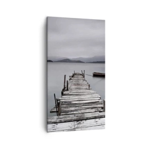 Bild auf Leinwand - Leinwandbild - Du kannst morgen gehen - 45x80 cm