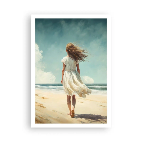 Poster - Der Sonne und dem Wind begegnen - 70x100 cm