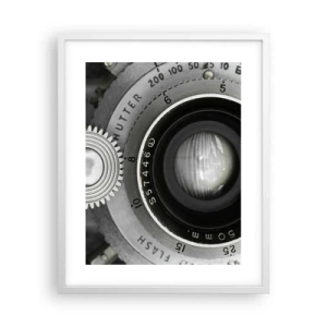 Poster in einem weißen Rahmen - Eine Story über Hollywood - 40x50 cm