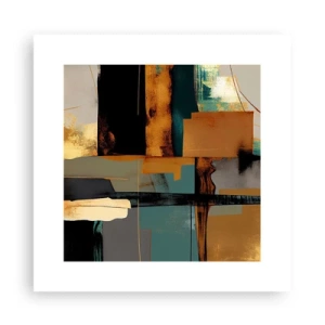 Poster - Abstraktion – Licht und Schatten - 30x30 cm