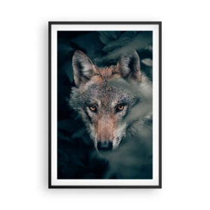 Poster in einem schwarzem Rahmen - Jäger - 61x91 cm