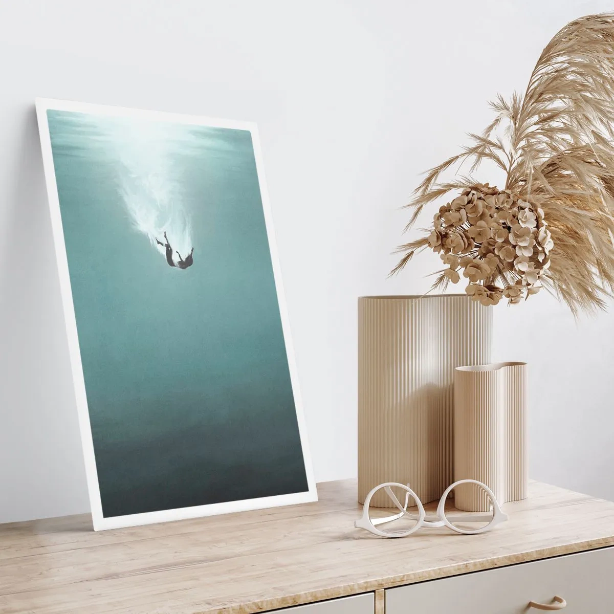 Poster - In den Armen des Ozeans - 61x91 cm