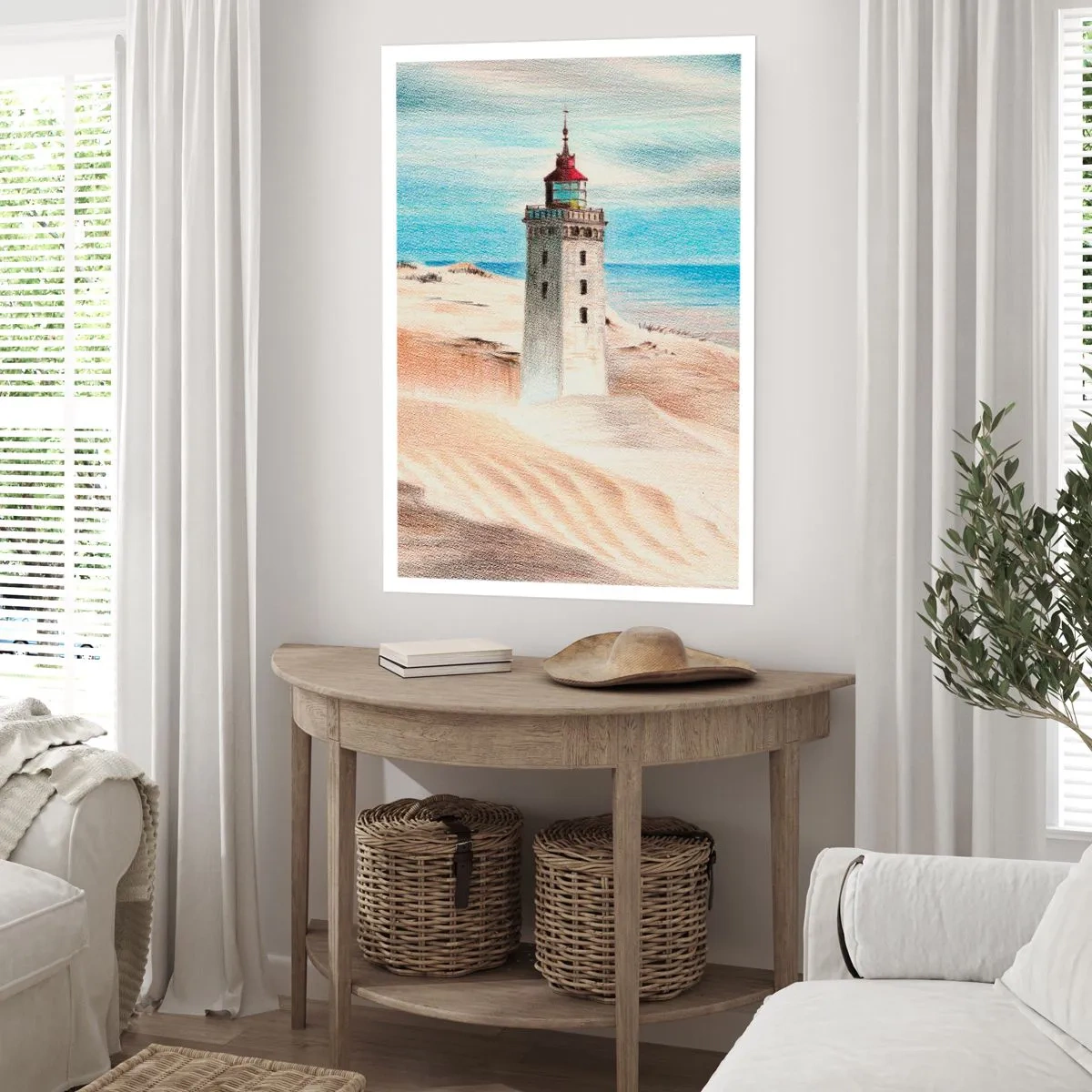Poster - Immer aufs Meer starrend - 30x40 cm