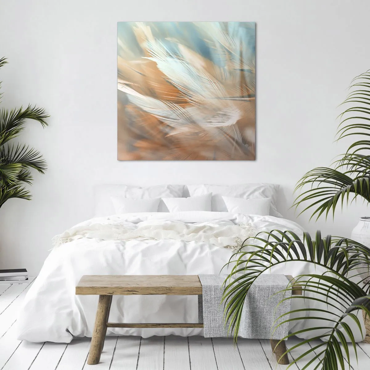 Bild auf Leinwand - Leinwandbild - Im Land der Sanftmut - 40x40 cm