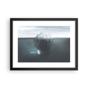 Poster in einem schwarzem Rahmen - Unterwassergeheimnis - 40x30 cm