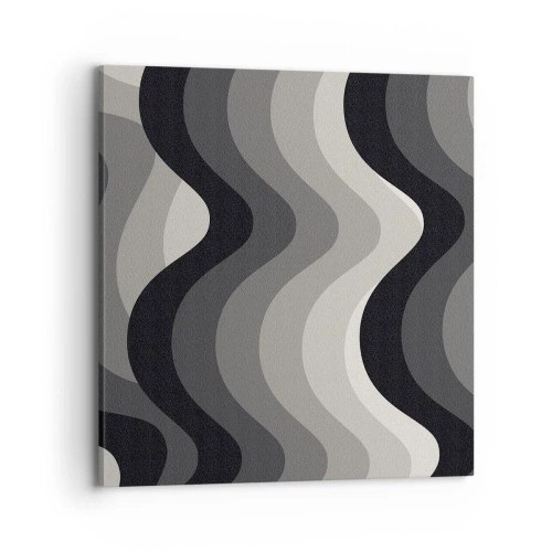 Bild auf Leinwand - Leinwandbild - Eine Welle nach der anderen - 70x70 cm