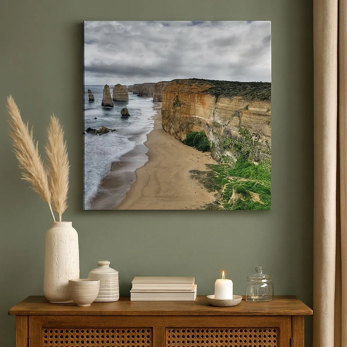 Bild auf Leinwand - Leinwandbild - Rohe Schönheit - 30x30 cm