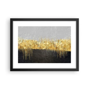 Poster in einem schwarzem Rahmen - Nach innen und nach oben - 40x30 cm