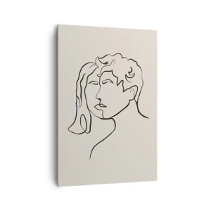 Bild auf Leinwand - Leinwandbild - Und es wurde Einheit - 70x100 cm