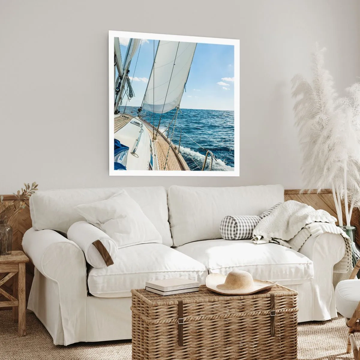 Poster - Ahoi, Abenteuer - 30x30 cm
