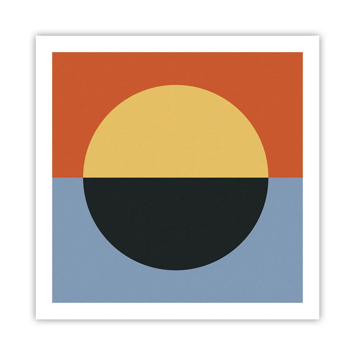 Poster - Eine Komposition aus Wärme und Kühle - 60x60 cm