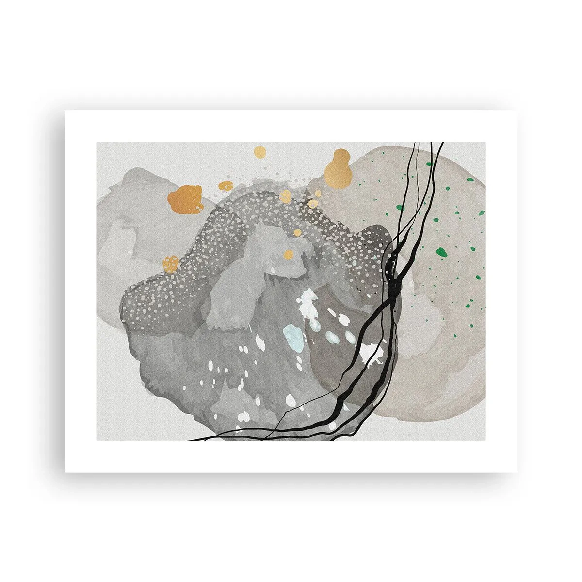 Poster - Organische Komposition - 50x40 cm