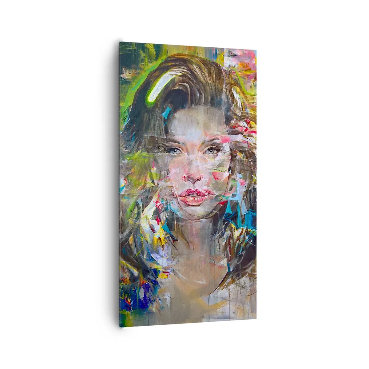 Bild auf Leinwand - Leinwandbild - Hinter der Luft ein Vorhang - 65x120 cm