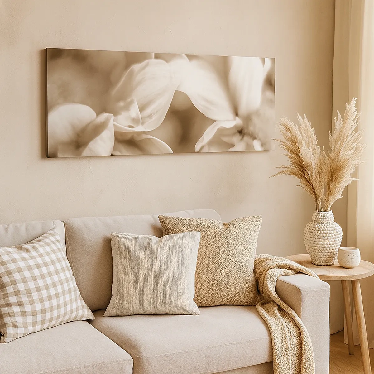 Bild auf Leinwand - Leinwandbild - So sanft wie ein Lächeln - 30x30 cm