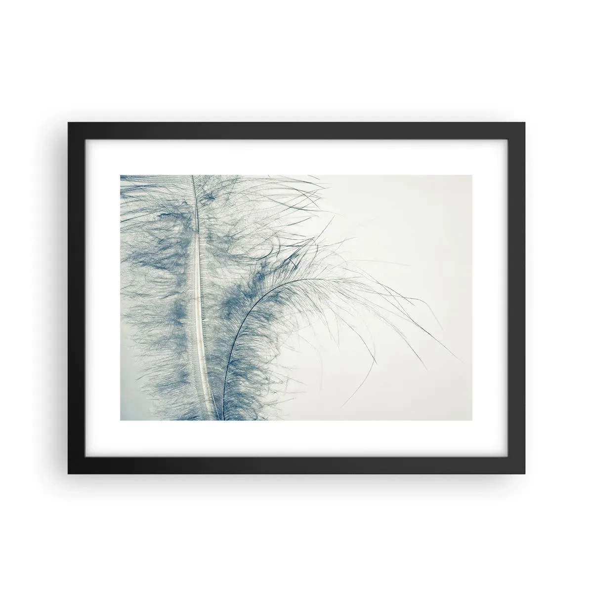 Poster in einem schwarzem Rahmen - Flüstern der Natur - 40x30 cm