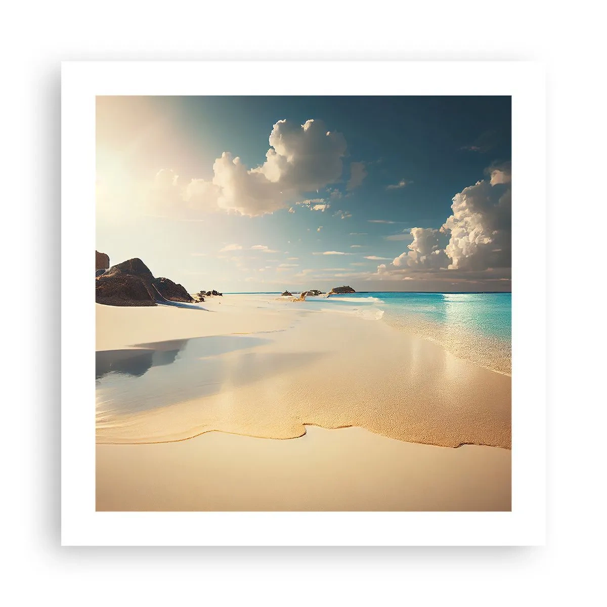 Poster - Erträumter Tag - 50x50 cm