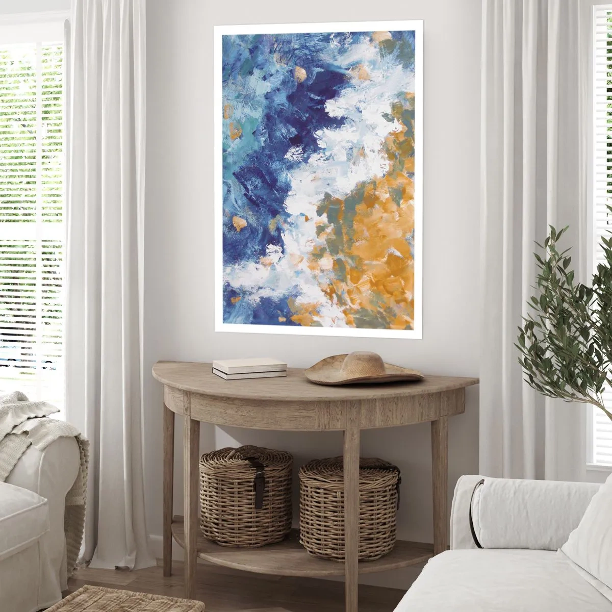 Poster - Tanz der Naturelemente - 40x50 cm
