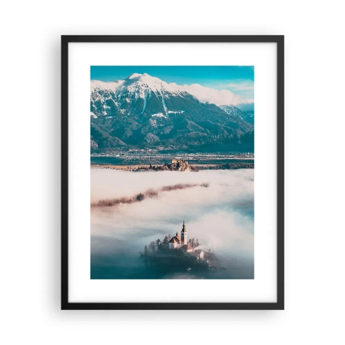 Poster in einem schwarzem Rahmen - Der Anfang eines Märchens - 40x50 cm