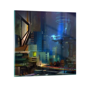 Glasbild - Bild auf glas - In naher Zukunft - 50x50 cm