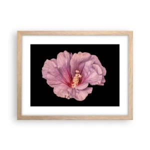 Poster in einem Rahmen aus heller Eiche - Direkt ins Herz - 40x30 cm