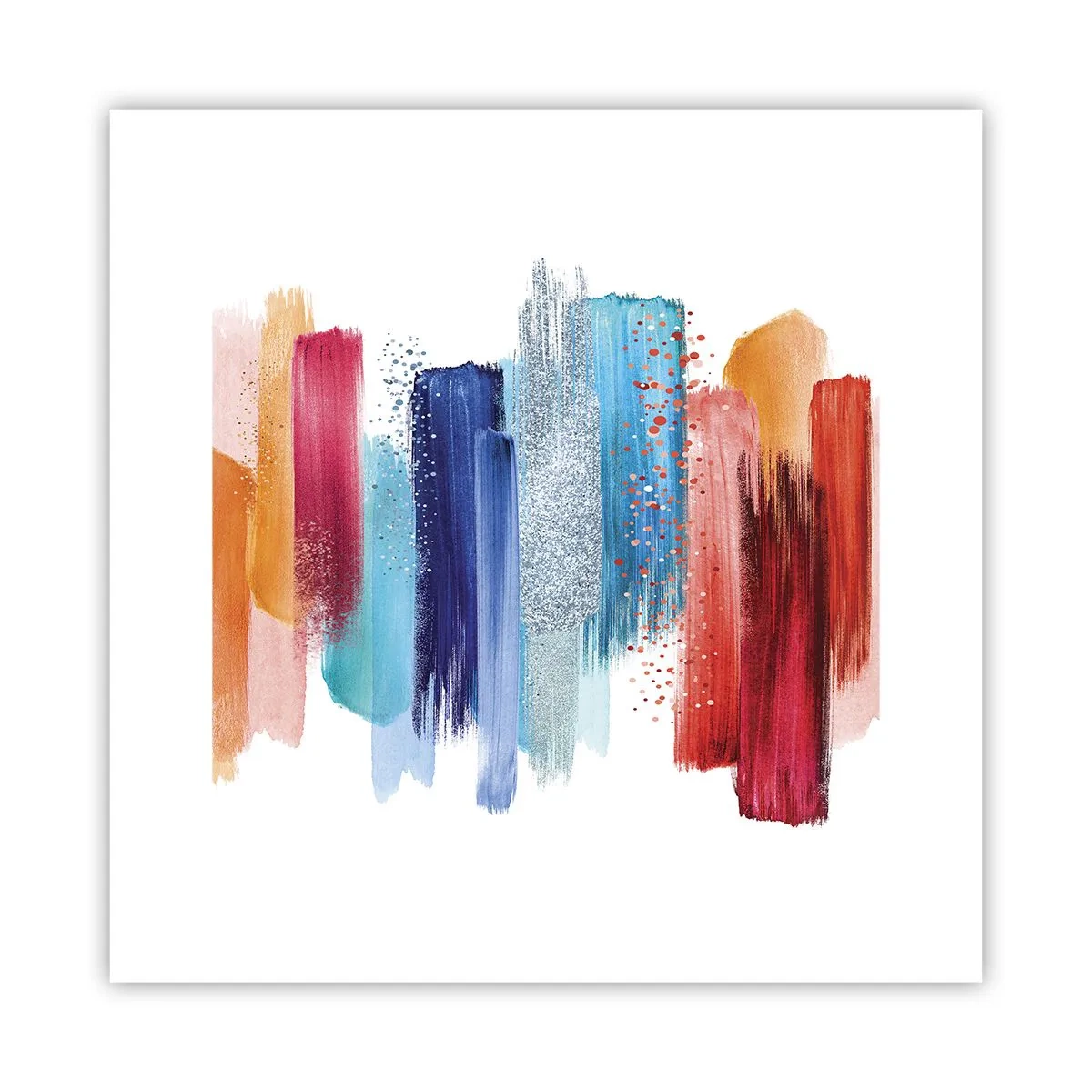 Poster - Auf und ab - 30x30 cm
