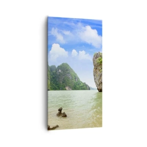 Bild auf Leinwand - Leinwandbild - Felsige Wunder der Natur - 65x120 cm