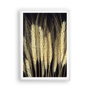 Poster in einem weißen Rahmen - Rustikale Magie - 70x100 cm