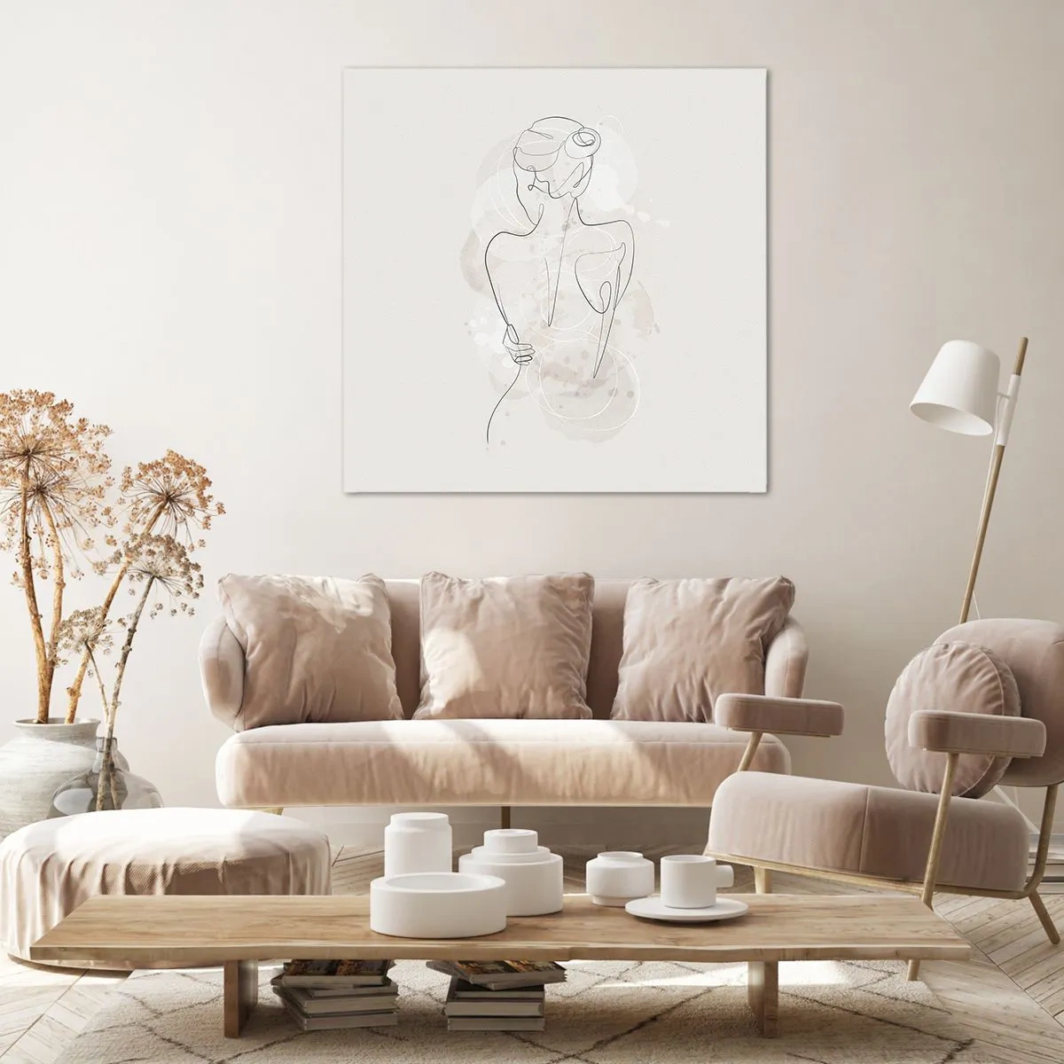 Bild auf Leinwand - Leinwandbild - Wie ein sensibles Instrument - 60x60 cm