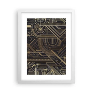 Poster in einem weißen Rahmen - Konzepte, Ideen, Pläne - 30x40 cm