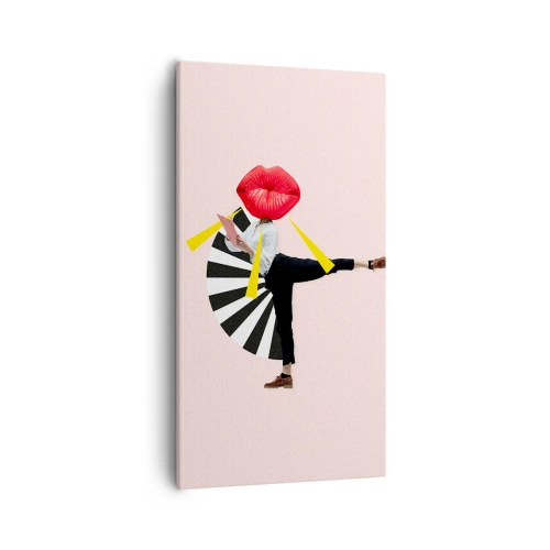 Bild auf Leinwand - Leinwandbild - Surreale Pop-Art - 55x100 cm