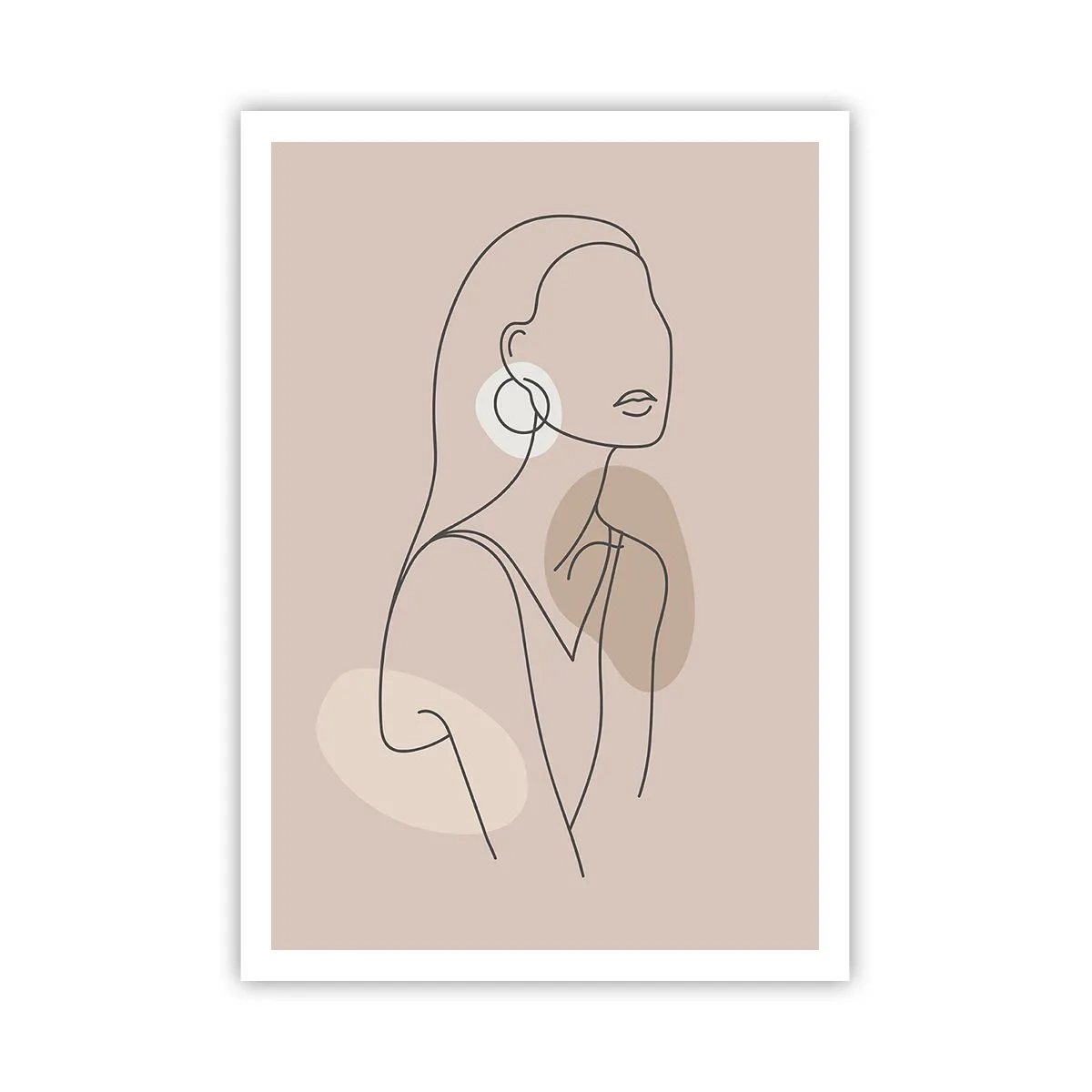 Poster - Mädchenhafte Ikone - 70x100 cm