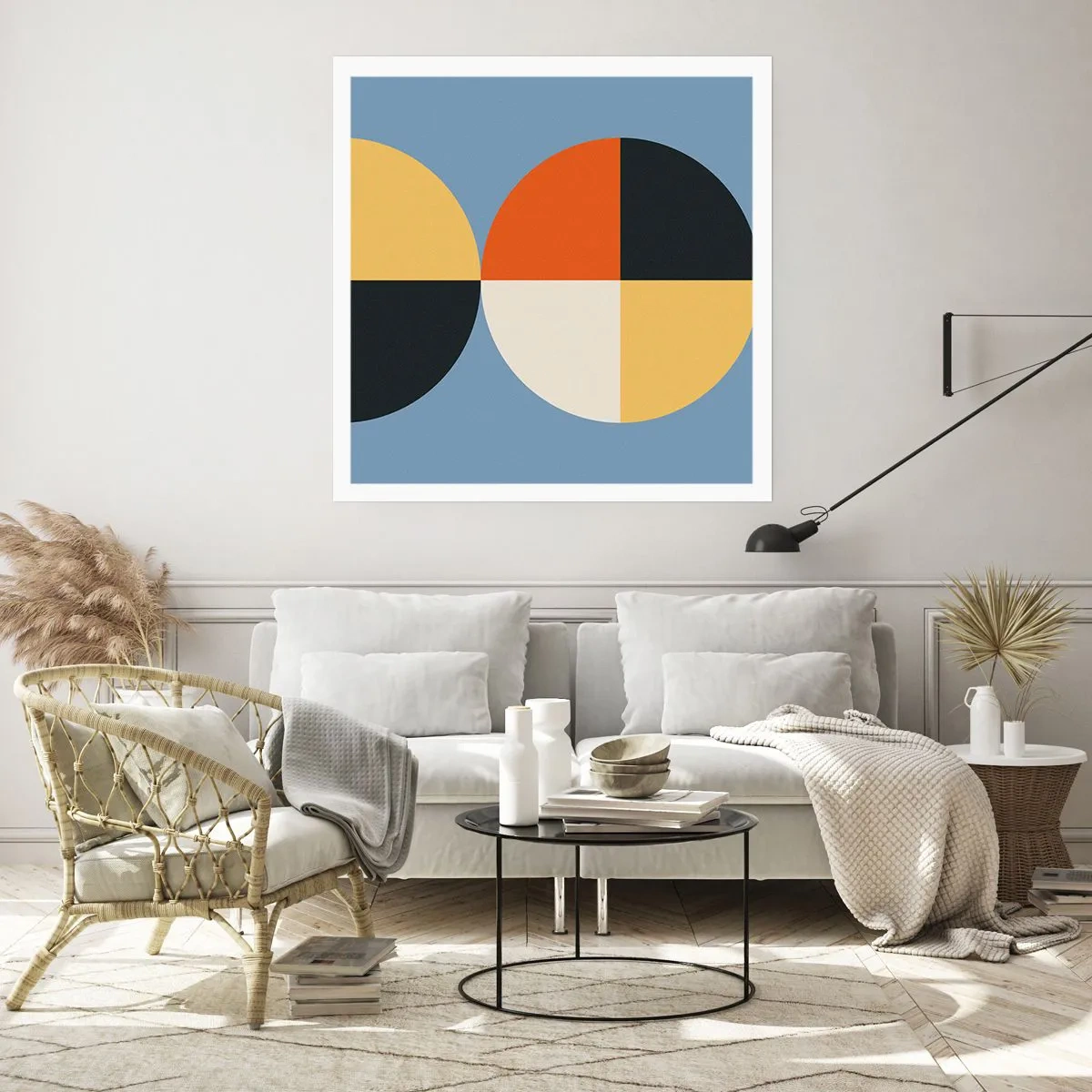 Poster - Beobachte und zähle - 40x40 cm