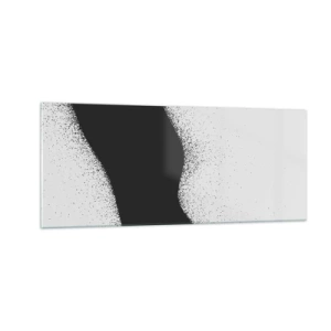 Glasbild - Bild auf glas - Flüssiges Gleichgewicht - 100x40 cm