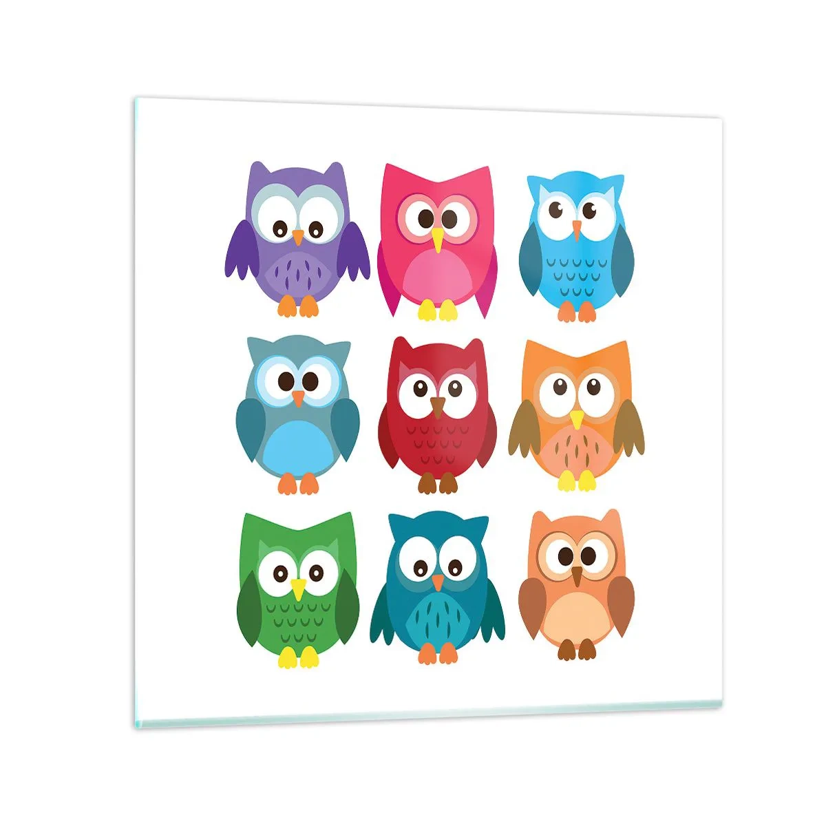 Glasbild - Bild auf glas - Es macht Spaß, anders zu sein - 50x50 cm