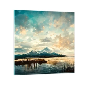Glasbild - Bild auf glas - Unter dem Schutz des Himmels - 60x60 cm