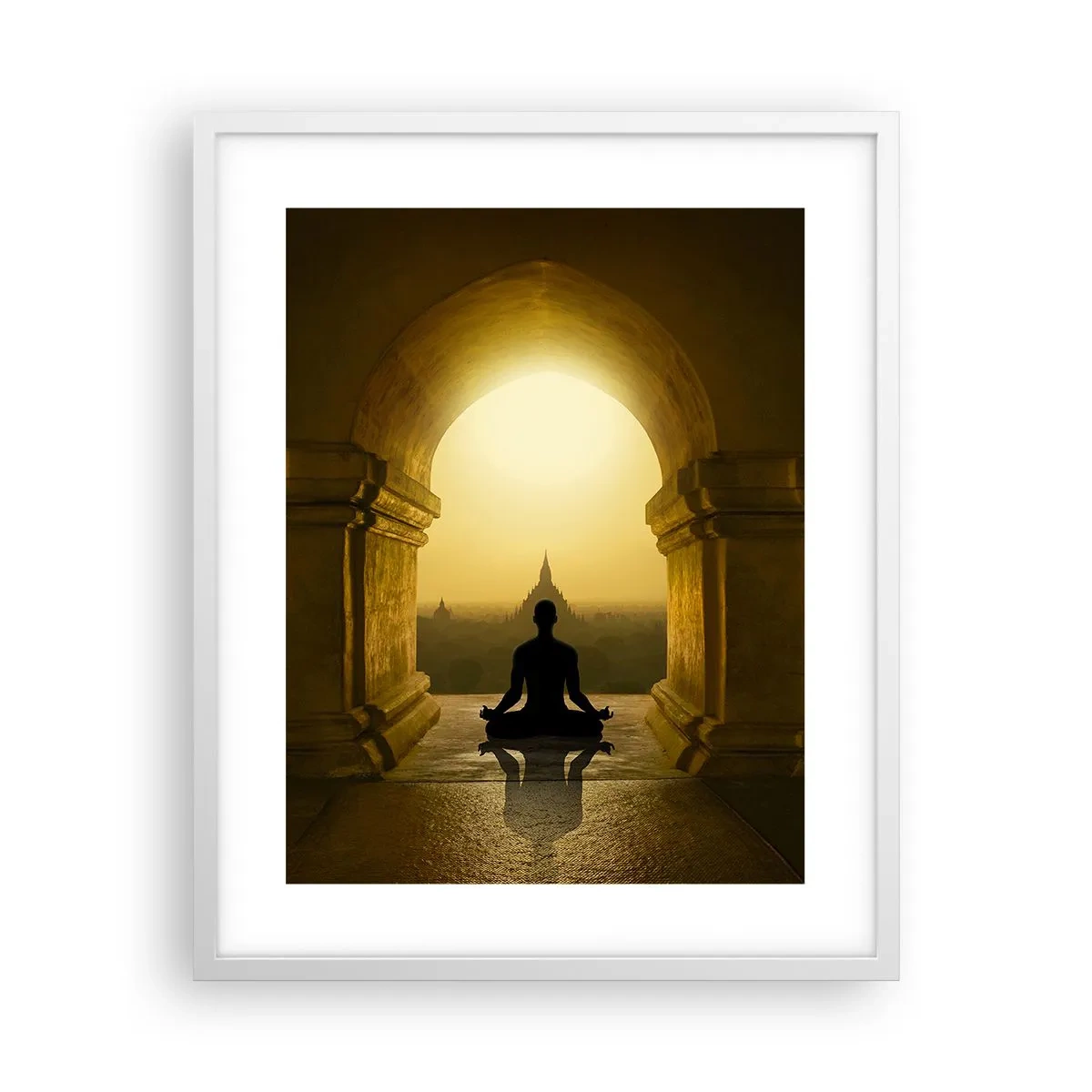 Poster in einem weißen Rahmen - Vollkommene Harmonie - 40x50 cm