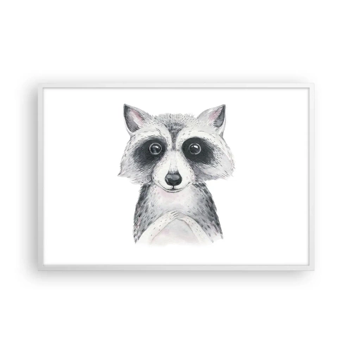 Poster in einem weißen Rahmen - Ein Moment zum Bewegen - 91x61 cm