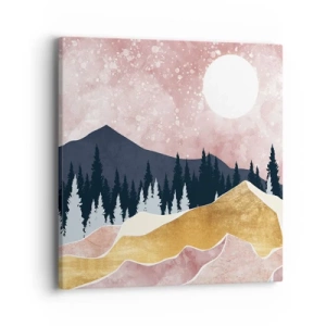 Bild auf Leinwand - Leinwandbild - Nachtwache - 40x40 cm