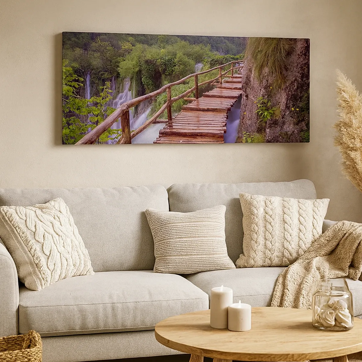 Bild auf Leinwand - Leinwandbild - Schönheit jenseits des Glaubens - 30x30 cm