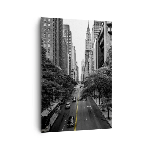 Bild auf Leinwand - Leinwandbild - New Yorker Morgen - 70x100 cm