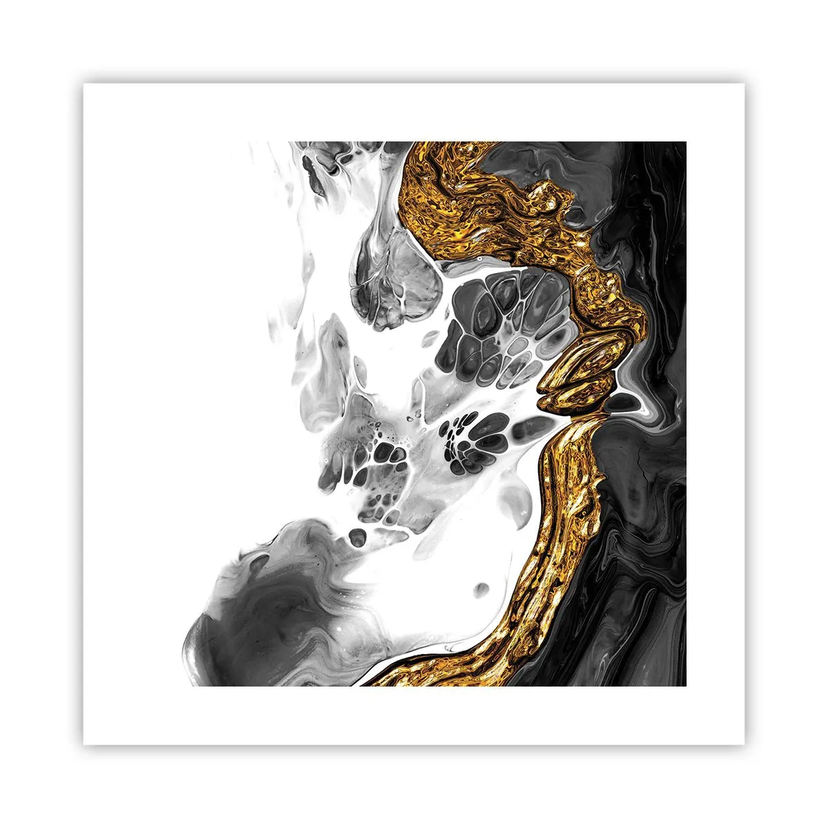 Poster - Organische Komposition - 40x40 cm