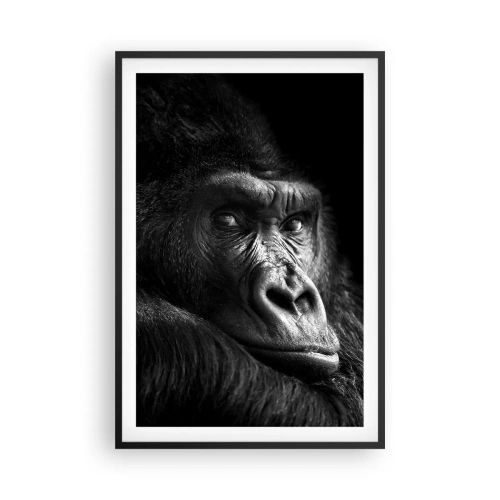 Poster in einem schwarzem Rahmen - Und was guckst du so? - 61x91 cm