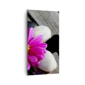 Bild auf Leinwand - Leinwandbild - Ruhe auf dem Pier - 65x120 cm