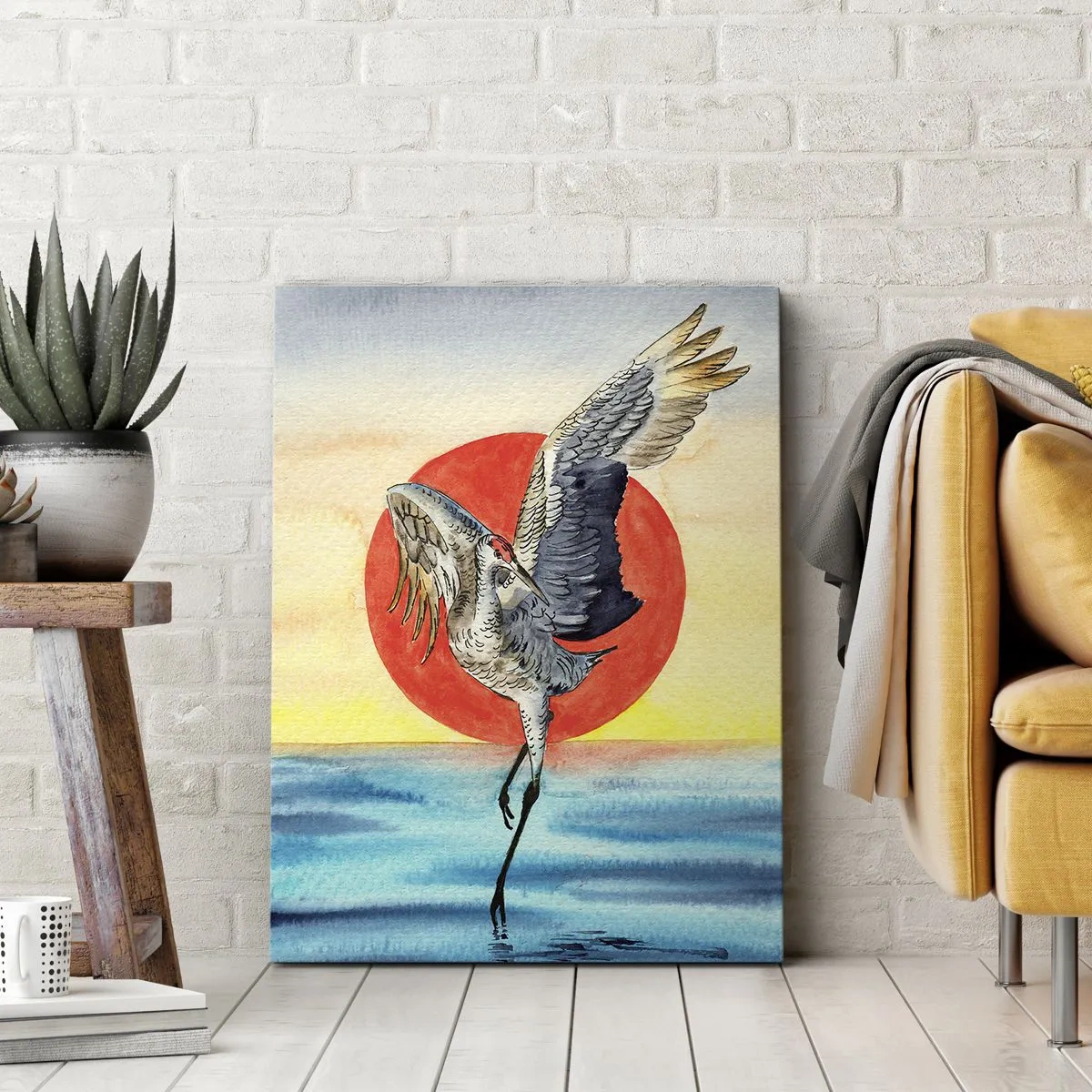 Bild auf Leinwand - Leinwandbild - Es ist Zeit zurückzugehen - 70x100 cm