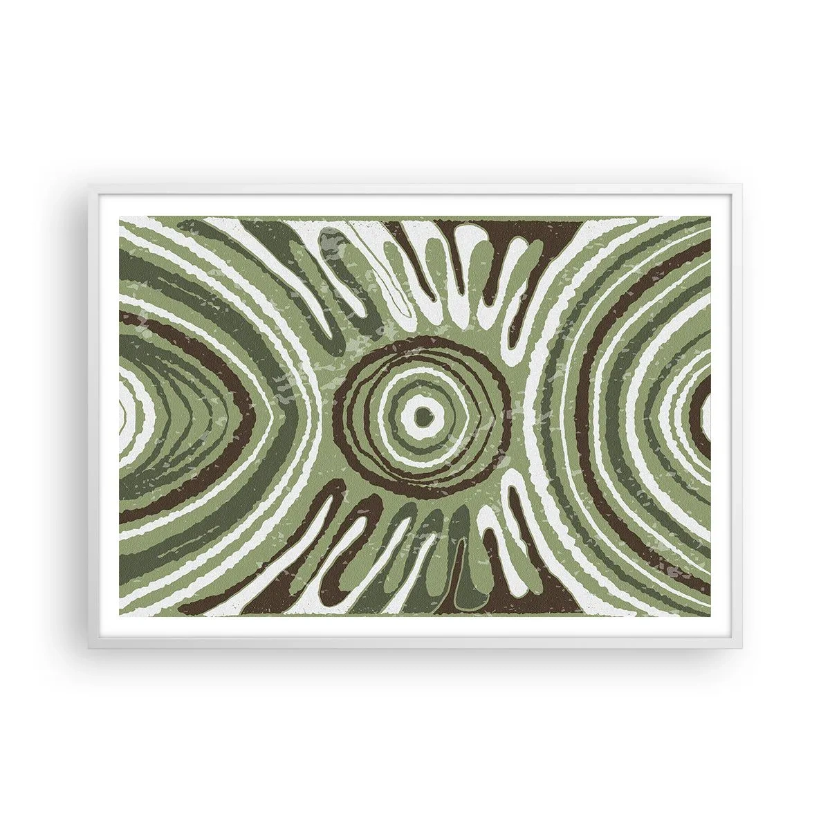 Poster in einem weißen Rahmen - Explosion von Emotionen - 100x70 cm