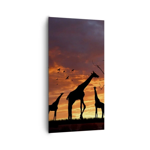 Bild auf Leinwand - Leinwandbild - Ein kleines Abendessen mit deinen Liebsten - 65x120 cm