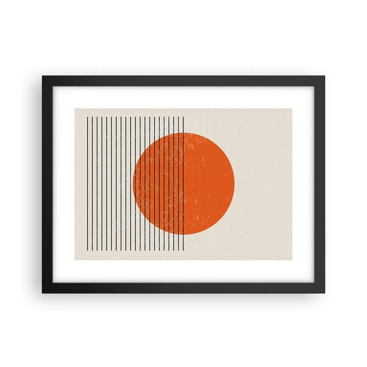 Poster in einem schwarzem Rahmen - Immer die Sonne - 40x30 cm