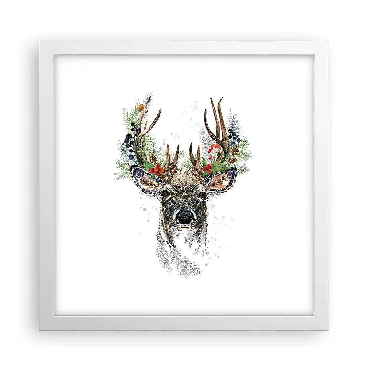 Poster in einem weißen Rahmen - Im festlichen Gewand - 30x30 cm