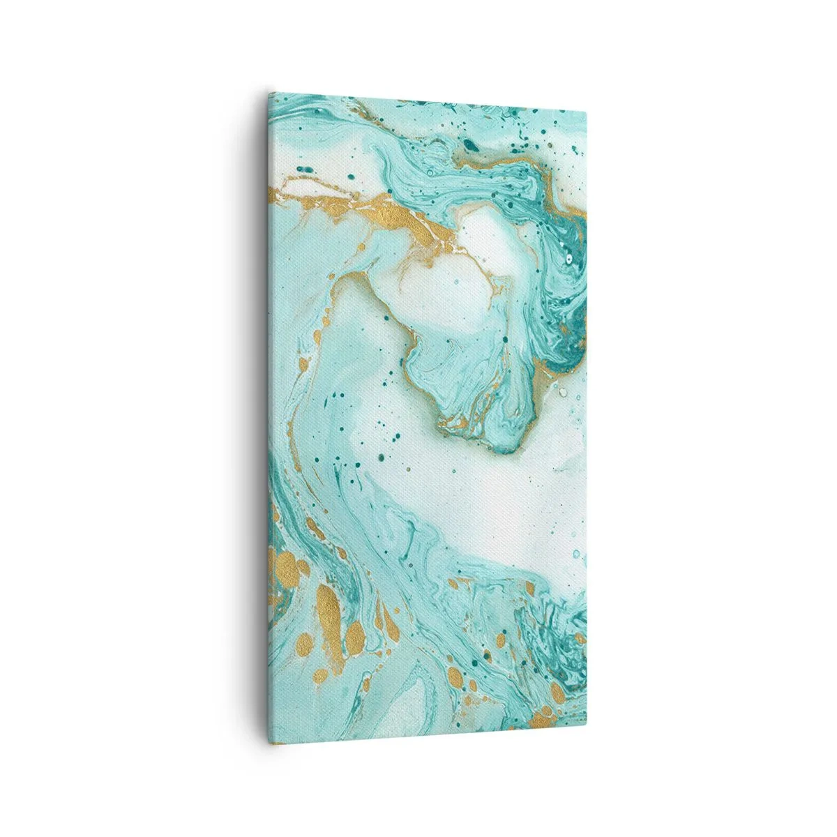 Bild auf Leinwand - Leinwandbild - Unter der großen Welle der Edo-Ära - 55x100 cm