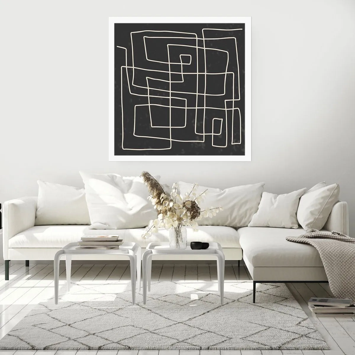 Poster - Nicht so einfach - 30x30 cm